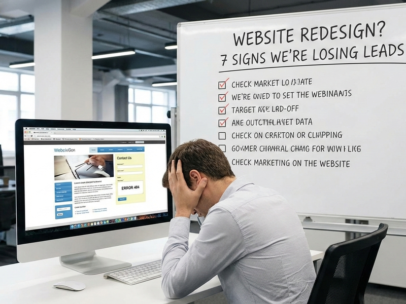 When Should You Redesign Your Website? 7 Signs Your Business Is Losing Leads