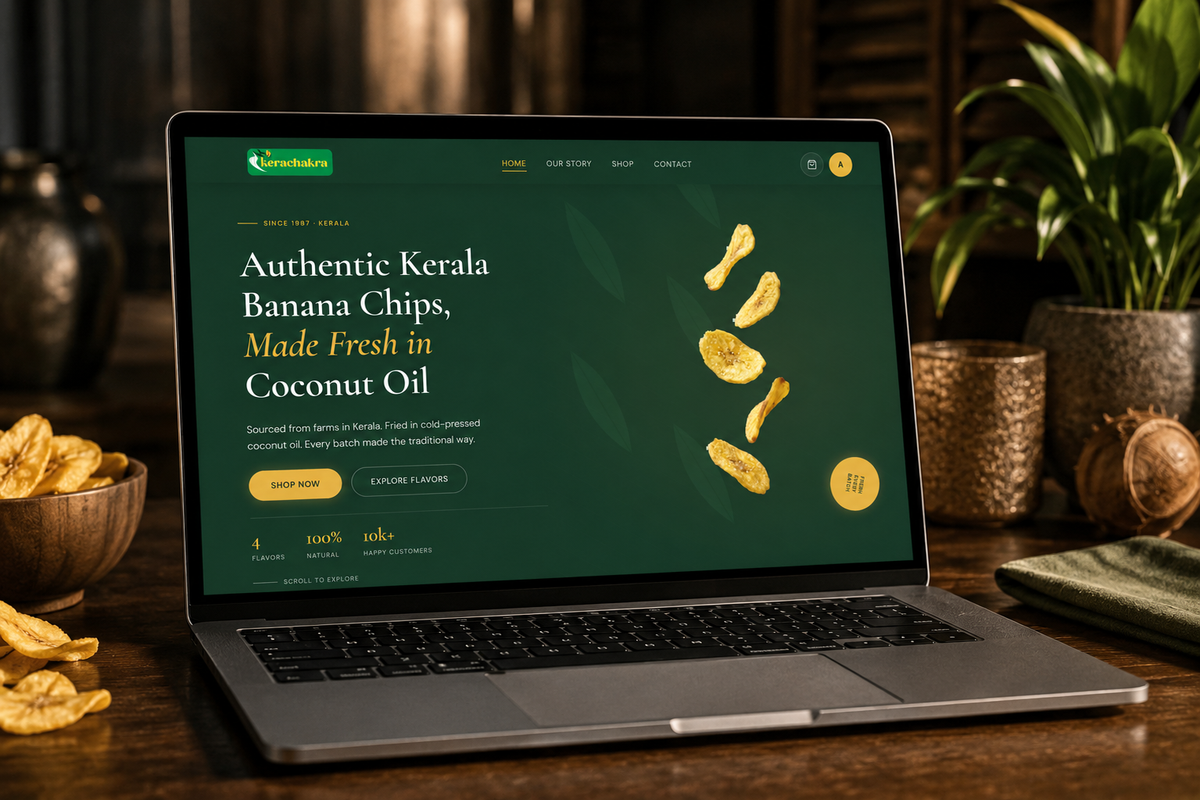 Case Study: Kerachakra — Premium Banana Chips E-Commerce Platform with Subscription Commerce