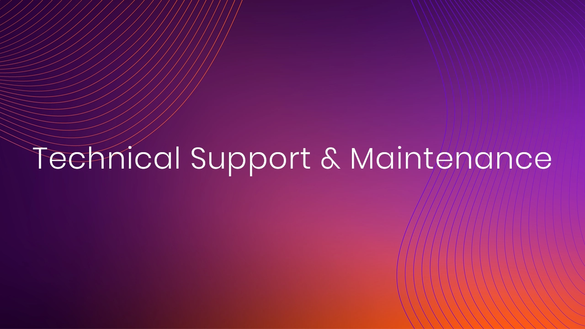 Technical Support & Website Maintenance